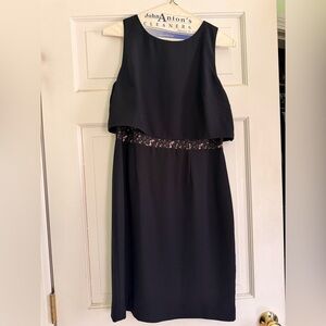 Elegant Black Sleeveless Dress